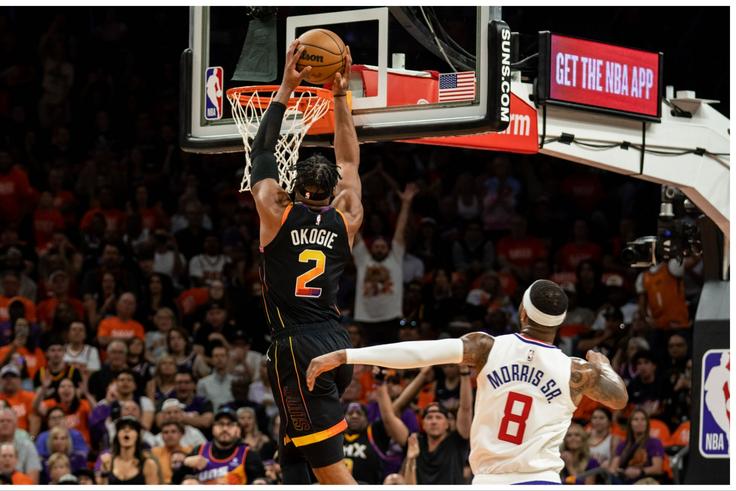 Joshua Aloiye Okogie was in action for the Phoenix Suns as they defeated the Los Angeles Clippers to advance to the second round.