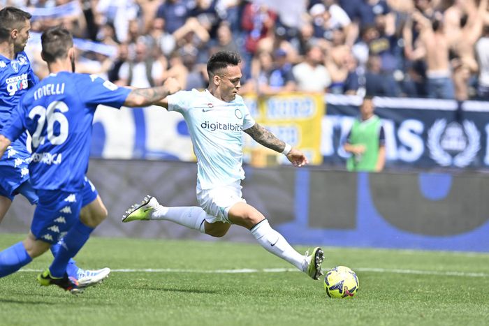 Lautaro Martinez in action for Inter Milan