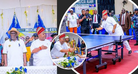 Table Tennis: Governor Adeleke thrill fans at Alabi Championships finale