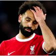 A dejected Mo Salah against Everton.