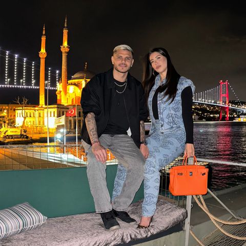 Icardi and his wife || Instagram
