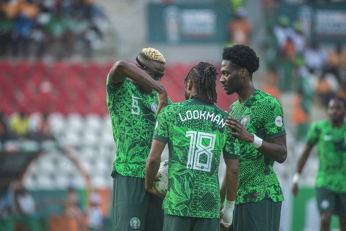 Victor Osimhen, Ademola Lookman and Ola Aina for Super Eagles