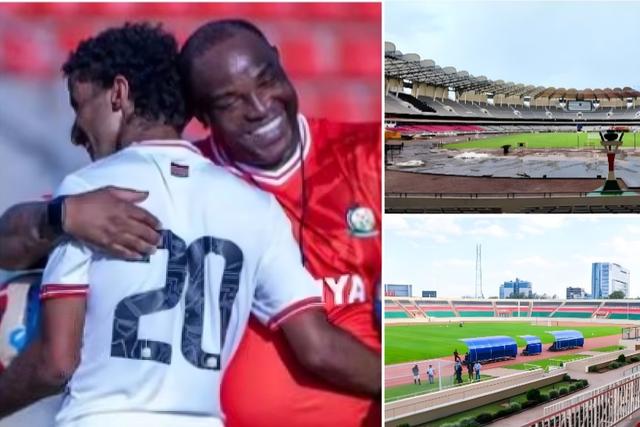 Benni McCarthy's Harambee Stars will paly their matches at Kasarani and Nyayo Stadiums.