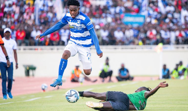 Action during the 96th Mashemeji Derby between AFC Leopards and Gor Mahia on March 30 at the Nyayo Stadium.