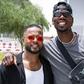Paul Pogba visits Patrice Evra as the Frenchman's MMA debut draws near