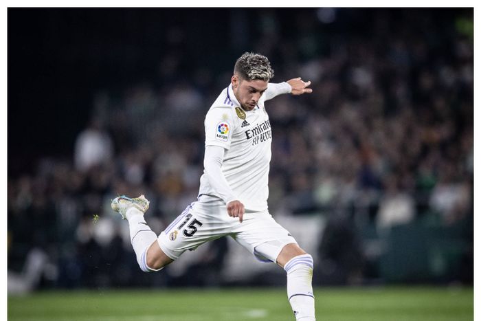 Federico Valverde in action for Real Madrid