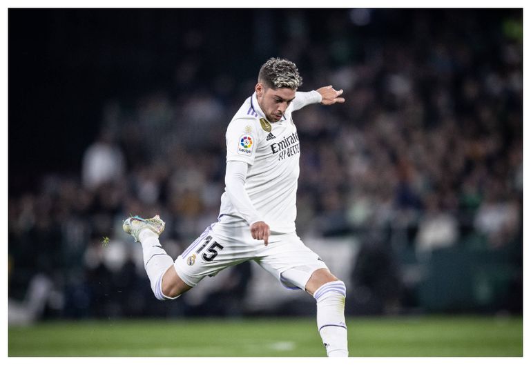 Federico Valverde in action for Real Madrid