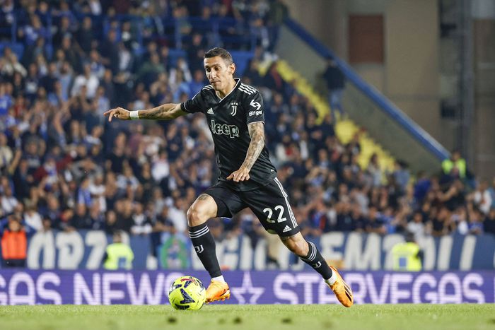 Angel Di Maria  in action for Juventus