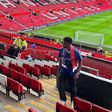 Chimezie Metu posted a photo of him at Old Trafford on his official Instagram account.