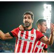Athletic Bilbao players celebrating a goal