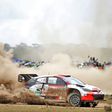 French rally driver Sebastien Ogier and co-driver Benjamin Veillas take part in WRC, Motorsport Rallye, WM Safari Rally at Soysambu in Naivasha, Nakuru County, Kenya.
