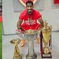Super Eagles of Nigeria star Peter Olayinka scores 2 goals as Crvena Zvezda wins the Serbian Super League.
