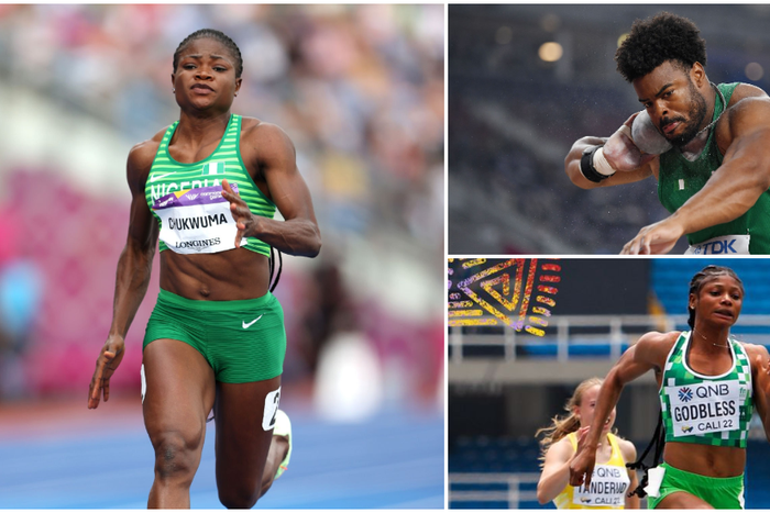 Rosemary Chukwuma, Tima Godbless and Chukwuebuka Enekwechi |Pulsesports.ng