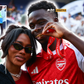 ‘Love is beautiful’ — Bukayo Saka and Tolami Benson melt hearts with Arsenal title celebration photos