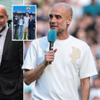 "An exceptional woman" - Guardiola breaks silence after reuniting with estranged wife at Man City farewell ceremony