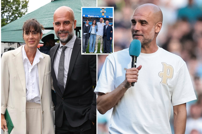 "An exceptional woman" - Guardiola breaks silence after reuniting with estranged wife at Man City farewell ceremony