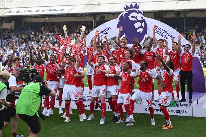 Arsenal wins the Premier League title || Imago