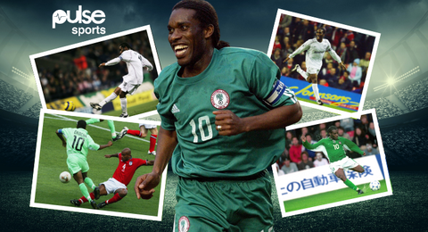 JJ Okocha: 5 times the former Super Eagles captain has captivated fans with his skills