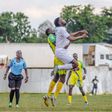 Mathare United striker Daniel Okoth in a league action.