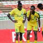 Mathare United players in a recent match.