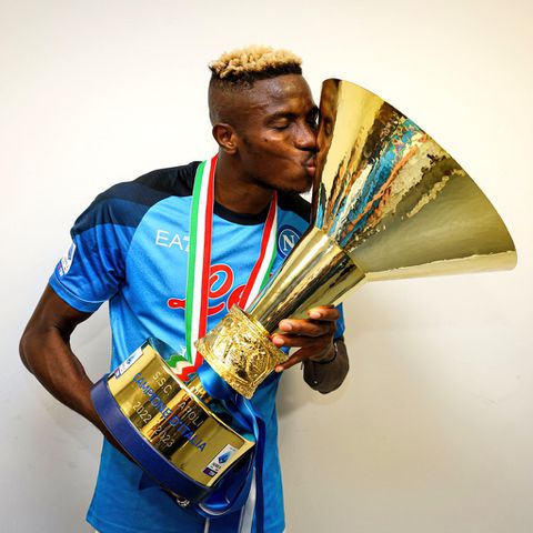 Victor Osimhen helped Napoli win their first Serie A title in 33 years