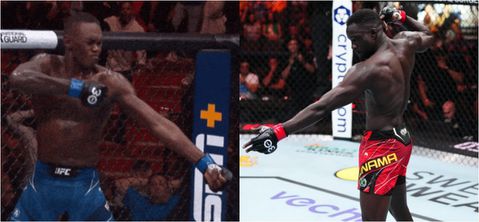 African UFC star reveals why he copied Adesanya's after win