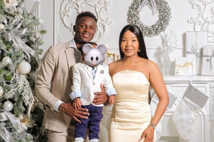 Victor Wanyama with his family.