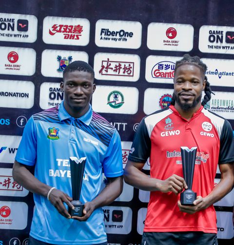 Nigerians make history, claim Silver at WTT Contender Lagos Men's doubles
