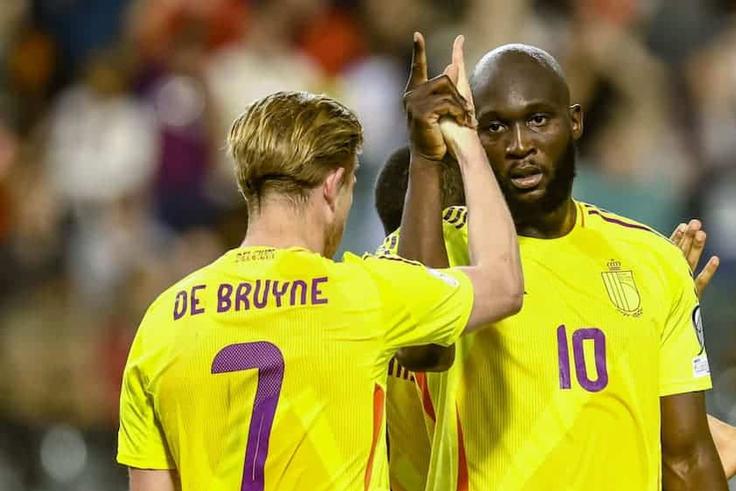 Romelu Lukaku, Kevin De Bruyne on national team duty for Belgium | Getty Images