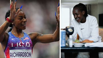 Sha'Carri Richardson Reacts As Faith Kipyegon Makes History But Falls Short