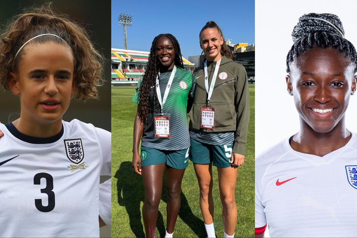 As they prepare for WAFCON, Super Falcons stars Rinsola Babajide and Ashleigh Plumptre celebrate England reunion.