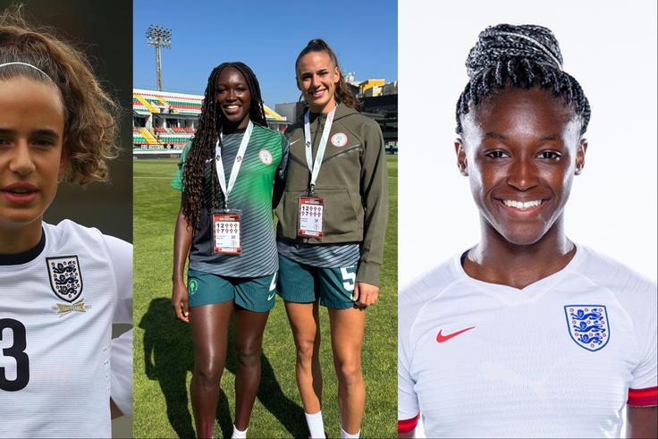 As they prepare for WAFCON, Super Falcons stars Rinsola Babajide and Ashleigh Plumptre celebrate England reunion.