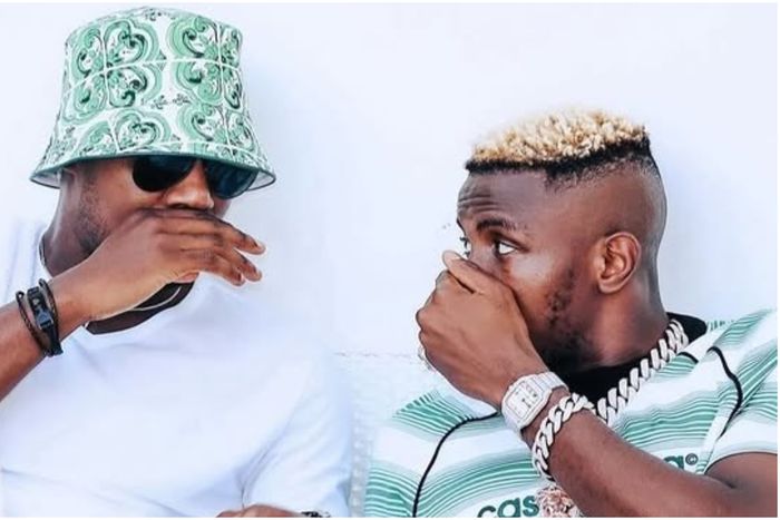 Odion Ighalo (left) and Victor Osimhen.