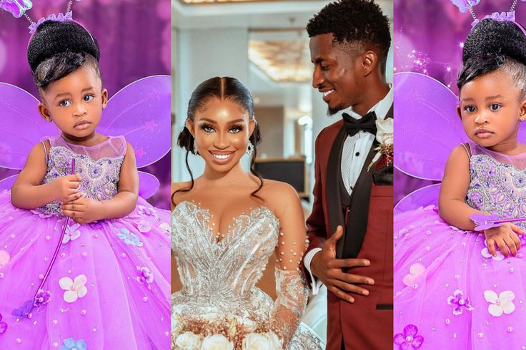 Olayinka took to his official social media platforms to share that his daughter is one.