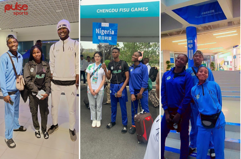 Team Nigeria in high spirit as they arrive Chengdu for FISU World University Games