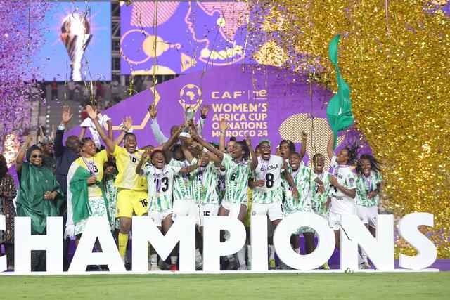 See what First Lady Remi Tinubu said after the Super Falcons of Nigeria defeated Morocco to win their 10th WAFCON title.