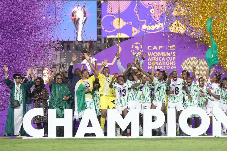 See what First Lady Remi Tinubu said after the Super Falcons of Nigeria defeated Morocco to win their 10th WAFCON title.