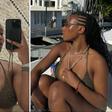 Tolami Benson shows off bikini body on summer getaway as fans await Bukayo Saka wedding