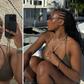 Tolami Benson shows off bikini body on summer getaway as fans await Bukayo Saka wedding