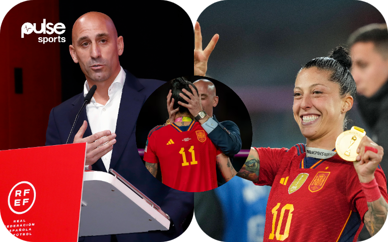 Rubiales refuses to leave his position despite 11 coaches resigning || Photo Credit: Imago and The Guardian || Created by Stephen