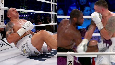 Oleksandr Usyk records controversial knockout win against Daniel Dubois