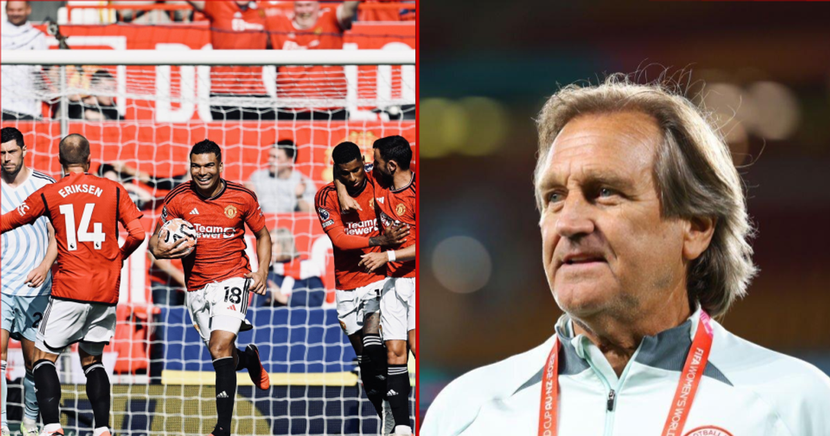 Super Falcons coach Randy Waldrum reacts to Man Utd's comeback victory ...
