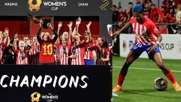 Rasheedat Ajibade: Super Falcons star produces magic as Atletico Madrid defeats AC Milan to win Women's Cup