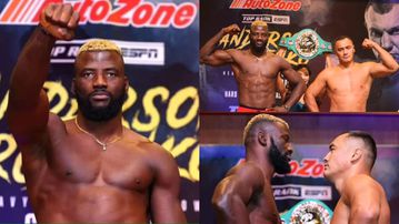 Efe Ajagba vs Zhan Kossobutskiy: Nigerian boxer to fight for WBC silver heavyweight belt