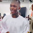 Now back in Nigeria, Stylebender Israel Adesanya had Suya, Snail, and FanYogo, celebrate his return at Celestial Church in Lagos.
