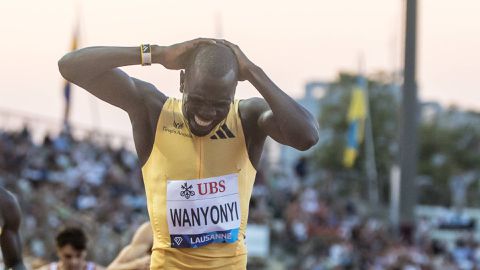 Emmanuel Wanyonyi distances himself from 800m world record talks