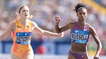 Masai Russell satisfied with fourth-place finish at the Diamond League Meeting in Silesia