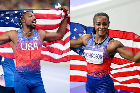 Big gains for Noah Lyles and Sha'Carri Richardson as they top social charting record post-Paris Olympics