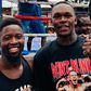 Following his loss to Dricus Du Plessis of South Africa, Nigerian Stylebender Israel Adesanya attends a boxing event by UFC colleague Sodiq Yusuff in Lagos.