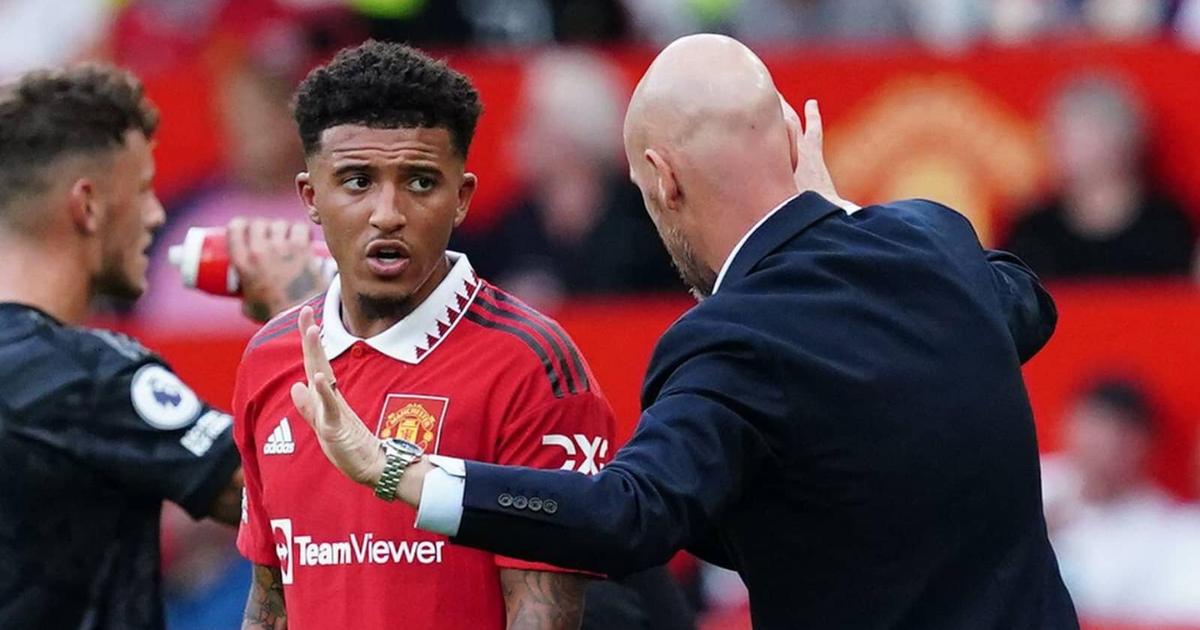 Manchester United senior players beg Sancho to apologise to Ten Hag ...